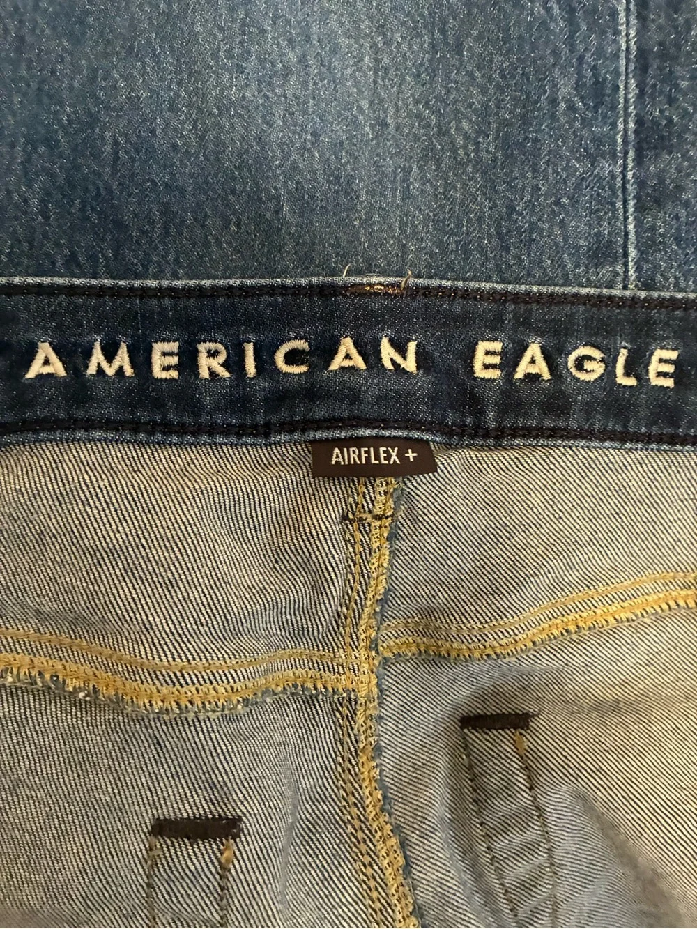 American Eagle Outfitters Men’s Dark Indigo Slim Straight Jeans